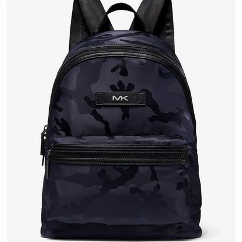 MICHAEL KORS Camouflage Nylon Jacquard Backpack